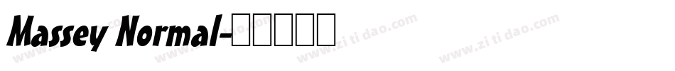 Massey Normal字体转换
